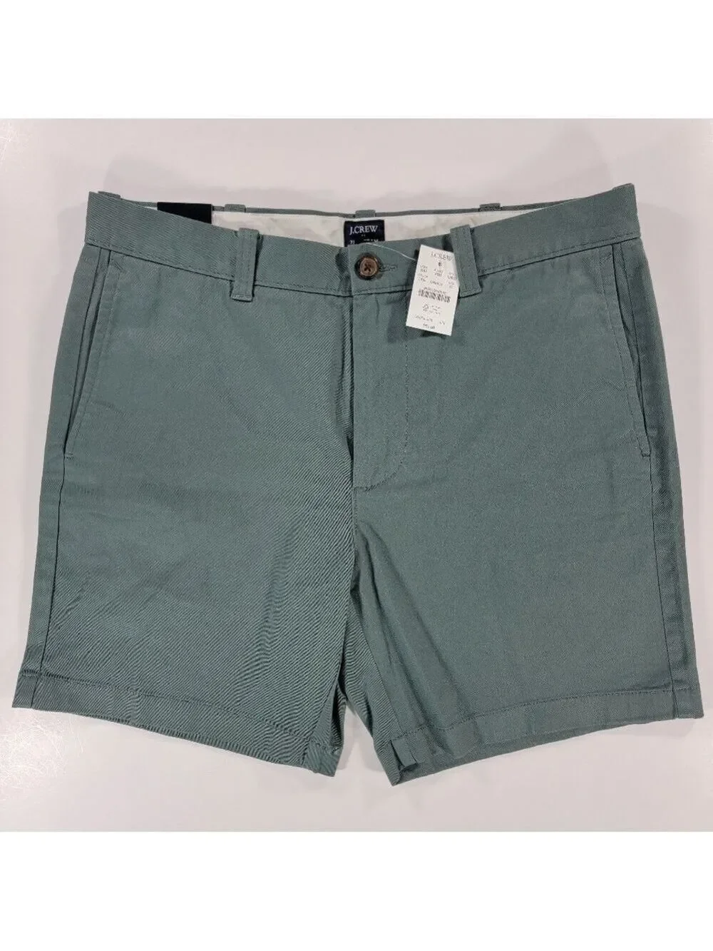 NEW J. Crew Green Preppy Chino 7